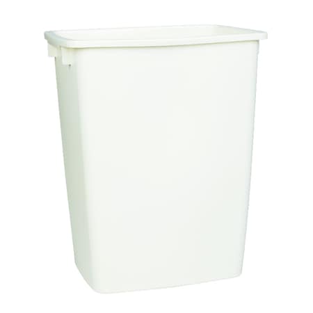 Rubbermaid Rubbermaid 9 gal Bisque Plastic Open Top Trash Can 2806-TP-BISQU